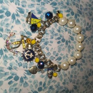 Betsey Johnson Nautical Charm Bracelet